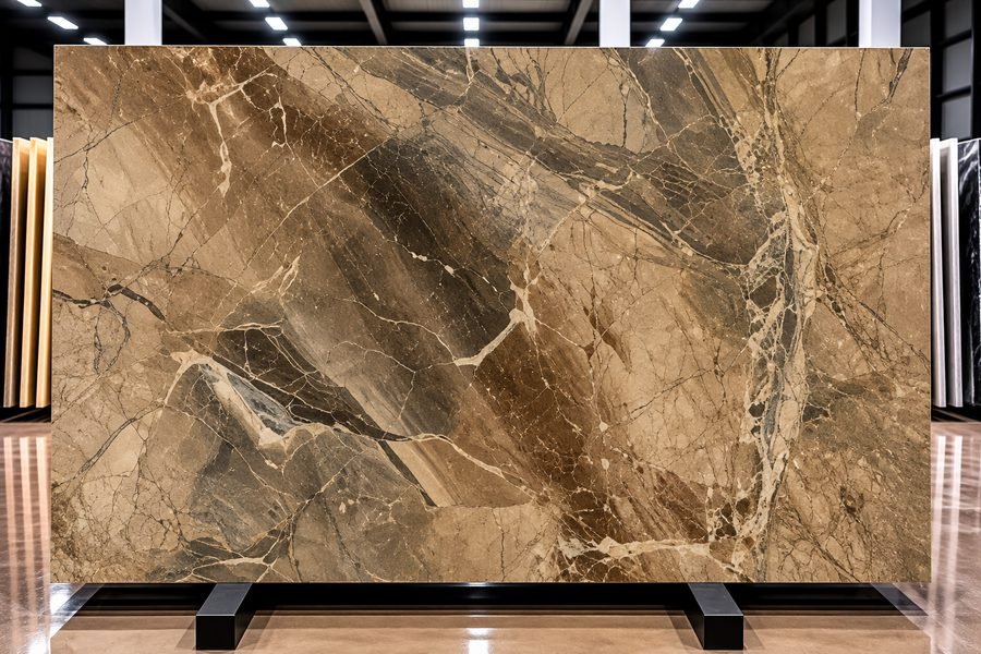 Breccia Aurora Blu Marble slab