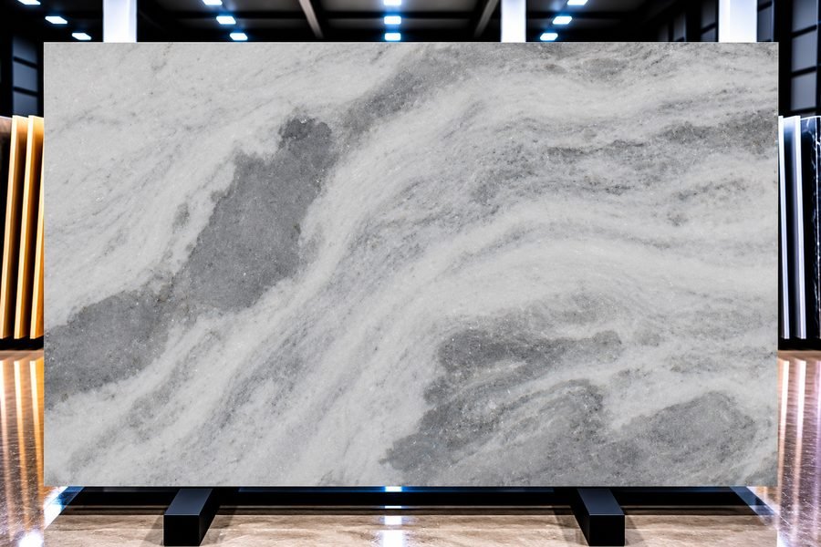 African Mont Blanc Quartzite slab