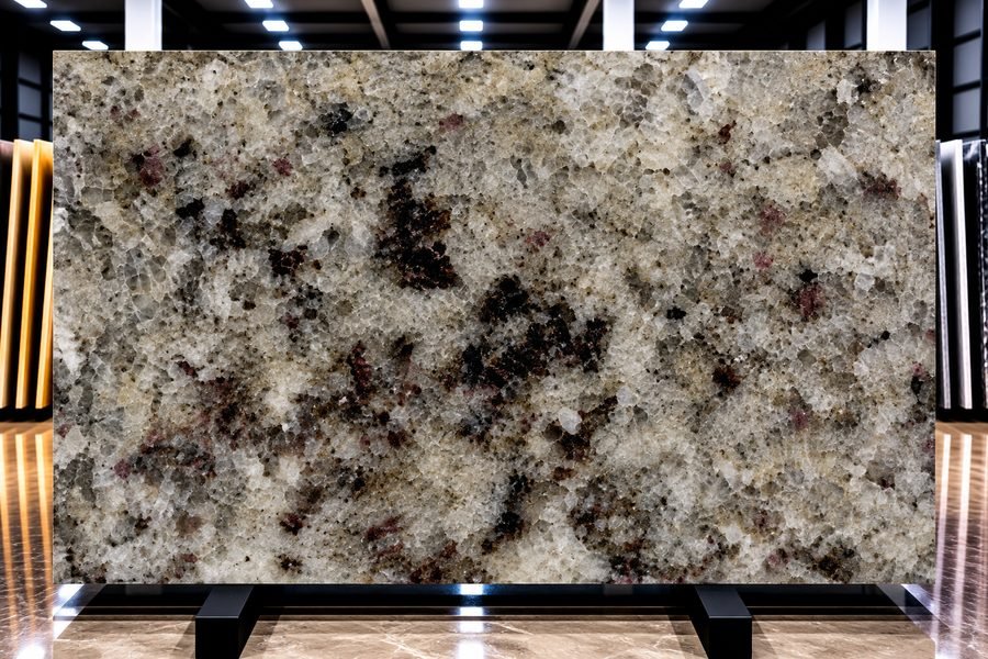 Alaska White Quartzite slab