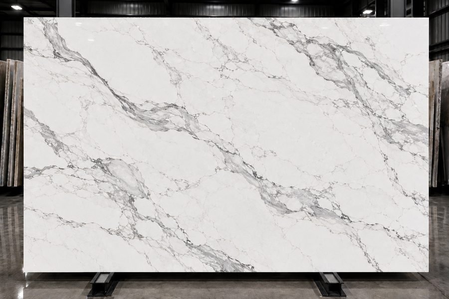 Arabescato Quartz slab
