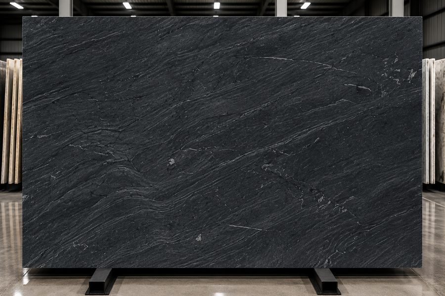 Black Marine Soapstone slab